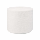 100% Polyester Ring Spun Yarn Pre Dyed Raw White For Sewing 40/2 TFO Techs Process