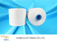 Dyeing 100% Polyester Spun Yarn 402 502 40/2 Raw White Paper Cone Yarn For Sportswear