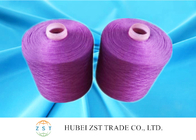 Multi Color Knotless Dyed Polyester Yarn 40 / 2 40 / 3 100% Polyester Spun Yarn For Bedcover