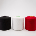 Ring Spun Polyester Yarn For Ultrathin Fabrics , Colored Spun Polyester Sewing Thread