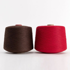 Weaving / Knitting Semi Dull Polyester Yarn 20 / 2 20 / 3 AAA Grade For Garment