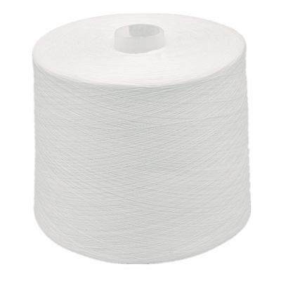 60 / 2 60 / 3  Ring Spun Polyester Yarn Good Elasticity For Knitting Garments