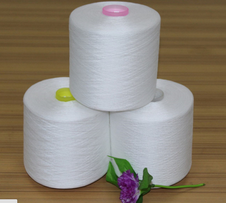 40/2 Virgin Spun Polyester Yarn Raw White For Sewing Thread