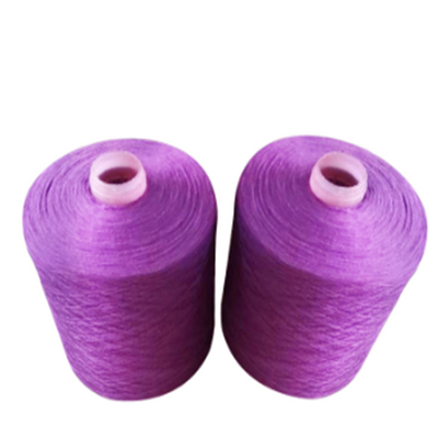 Double Ply Dyed Polyester Yarn 50 / 2 40 / 2 30 / 2 Good Fastness For Suits