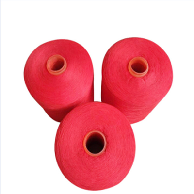 Customized Ring Spun Dyed Polyester Yarn 100% Polyester Anti-  Bacteria For Bedsheet