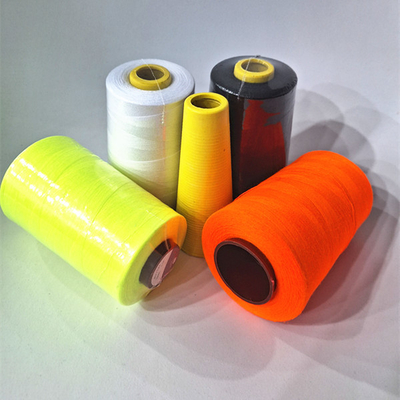 In Stock Wholesale Solid Color Dyed Spun 100% Polyester Yarn With Different Colors 40/2 Polyester Sewing Thread
