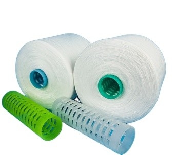 Raw White 100% Spun Polyester Yarn Polyester twisted yarn 20/2 30/2 40/2