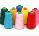 Embroidery Dyed Polyester Yarn 20 / 2 100% Polyester Sewing Thread For Jeans