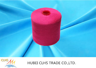 Bright Colored Spun Dyed Polyester Yarn Natural Fiber Blended Good Elasticity