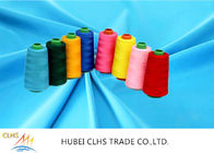 Dyed Ring Spinning Polyester Core Spun Thread For Janes / Shoes , Customized Polyester Thread For Sewing Machine