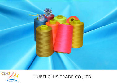 Plastic Cone Dyed 100% Polyester Sewing Thread For Suits Garments