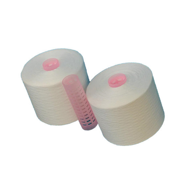 40/2, 50/2, 60/2 Single Twist  Polyester Core Spun Yarn , Polyester Weaving Yarn Less Broken Ends