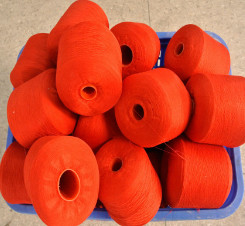 High Quality 40/2, 60/2 Dyed Colors 100% Polyester Ring Spun Yarn For Sewing Thread