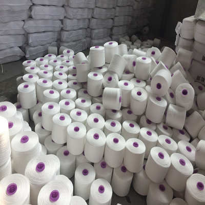 High Tenacity 20/2 20/3 100% Polyester Spun Yarn For Jeans
