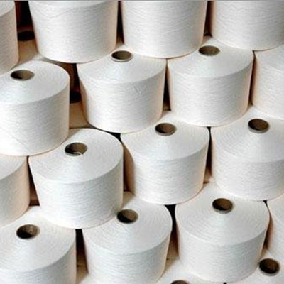 40 / 2  Raw White 100% Polyester Spun Yarn On Paper Cone For Sewing Thread