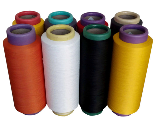 Black Dyed Colors 300D 100% Polyester Filament Yarn Knitting Weaving Fabric