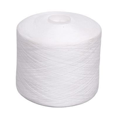 Raw White 42/2 Spun Polyester Yarn 100% Yizheng For Sewing Thread