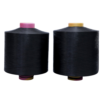 DTY Raw White Black 100% Polyester Filament Yarn NIM SD 300d/96f 150d/48f