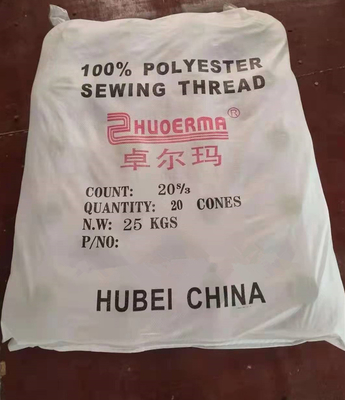 20/6 20/9 100% Polyester Bag Closing Thread Low Shrinkage