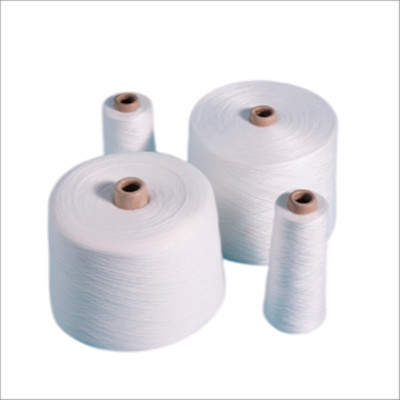 40/2 Raw White 100% Polyester Spun Yarn On Paper Cone 1.67kgs / Cone
