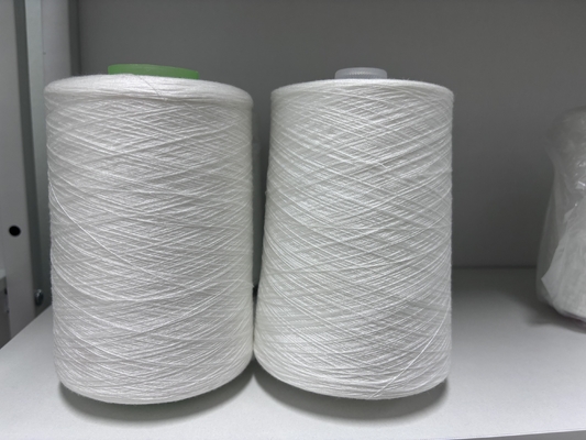 Factory Direct Sale Raw White 402 Spun Polyester Yarn Sewing Thread