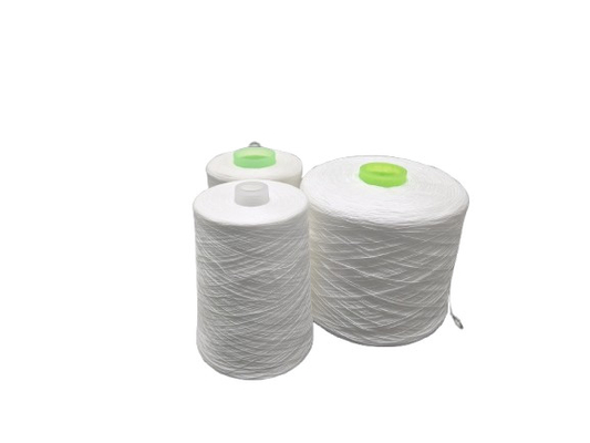 Raw White 100 Spun Polyester Yarn  402 403 202 203 for Sewing