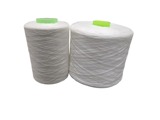 Raw White 100 Spun Polyester Yarn  402 403 202 203 for Sewing