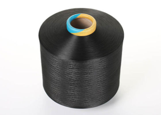 Raw White Black Draw Textured DTY Polyester Yarn Textured Polyester Thread 150D/48F