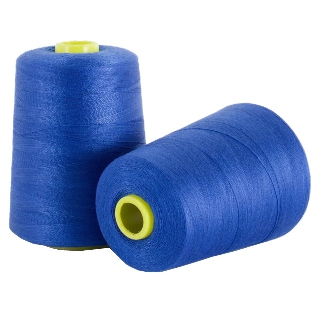Good Evenness 100 Spun Polyester Sewing Thread S Twist High Colour Fastness
