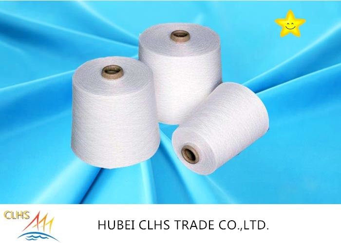 Paper Cone Raw White Polyester Yarn High Strength and Knotless