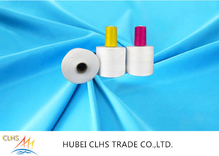 Customized Spun Polyester Yarn 40s / 2 50s / 2 60s / 2  , Core Poly Spun Yarn Low Shrinkage
