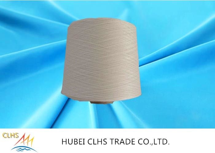 Commercial Durable Semi Dull Polyester Yarn 100% Polyester Stable Fiber Anti - Pilling
