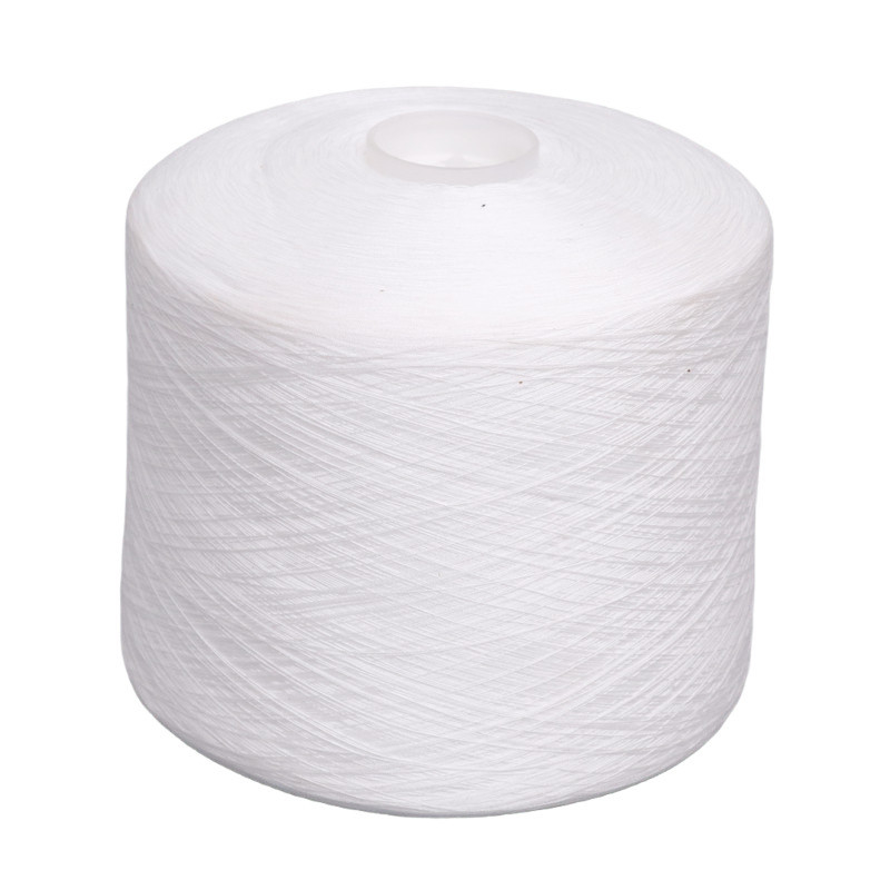High Tenacity Raw White 42/2 Ring Spun Polyester Yarn 100% Yizheng For Sewing Thread