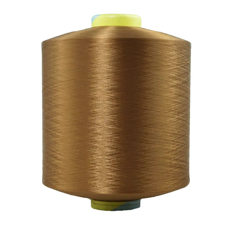 Colors Black White Blue Red Brown 100% Polyester Filament Yarn Dty Polyester Textured Yarn