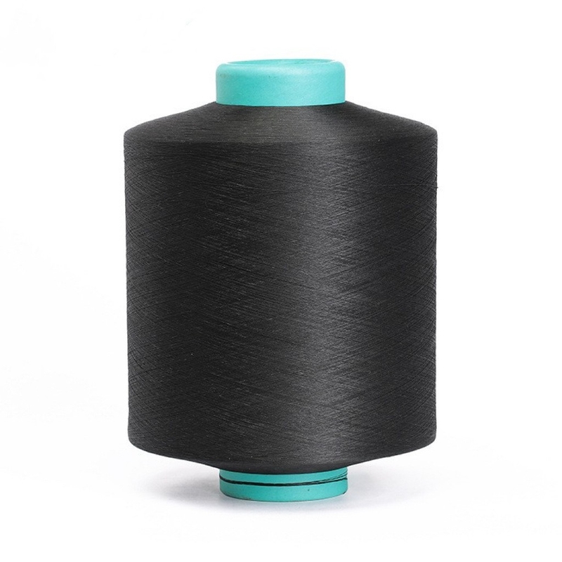 Black White SD HIM NIM DTY 100% Polyester Filament Yarn For Car Seat Fabric
