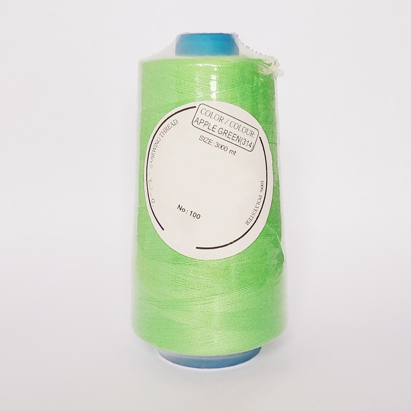 Raw White Knotless 100 Spun Polyester Sewing Thread 50 / 2 High Tenacity AAA Grade