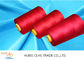 Super Bright Industrial Sewing Thread , Dyed Poly Sewing Thread Low Shrinkage
