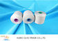 100% Spun Polyester Sewing Thread 20S/3 Raw White Yarn