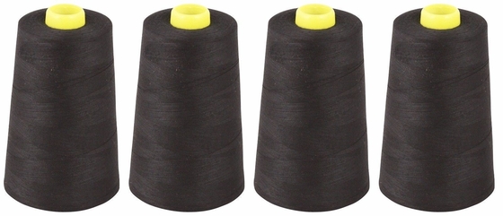 High Strengh 100 Spun Polyester Sewing Thread Good Evenness 20 / 2 For Jeans