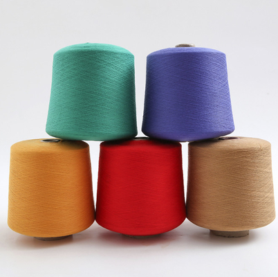 Bright 20S - 60S 100% Spun Polyester Yarn , High Strength Polyester Twisted Yarn