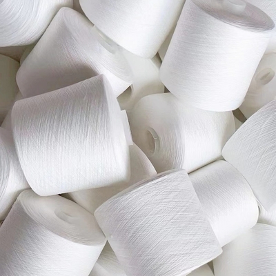 High Tenacity Polyester Sewing Thread , Good Fastness 100 Polyester Spun Yarn